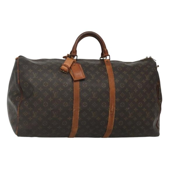 LOUIS VUITTON Monogram Keepall 60 Boston Bag M41422 LV Auth 116111 - Picture 1 of 16